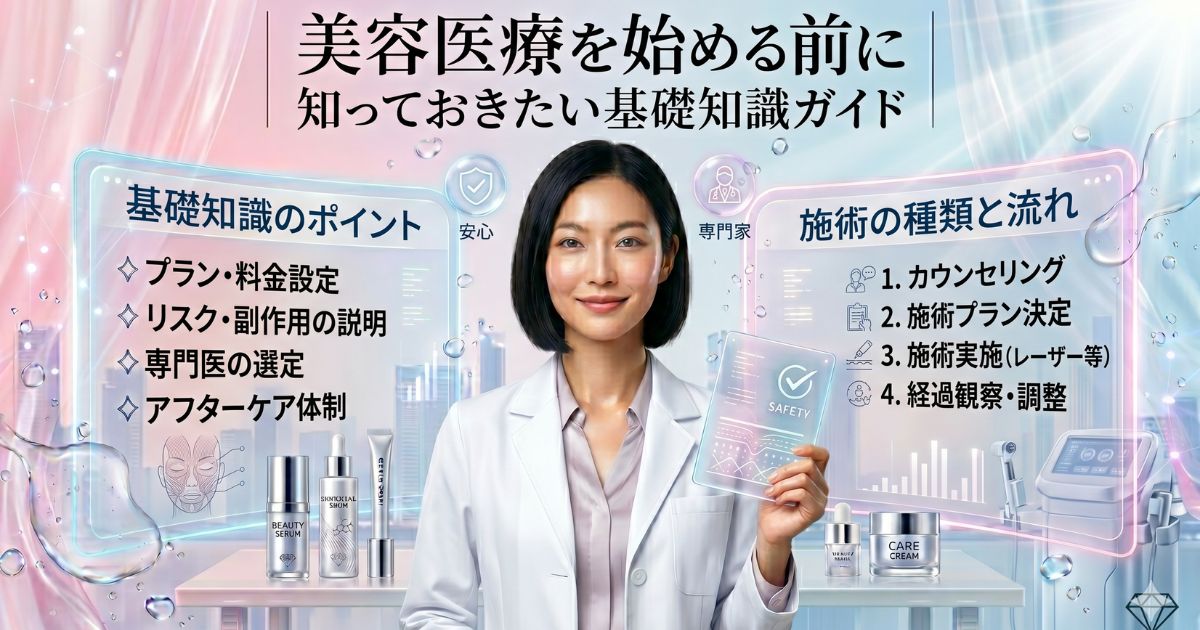 美容医療を始める前に知っておきたい基礎知識ガイド