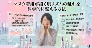 マスク着用が招く肌リズムの乱れを科学的に整える方法｜今日から始める肌再建プログラム