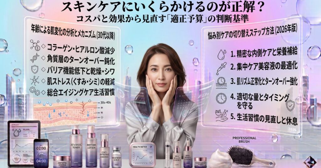 30代で突然変わった肌に戸惑うあなたへ｜年齢による肌変化の正体と悩み別に選ぶケアの切り替え方
